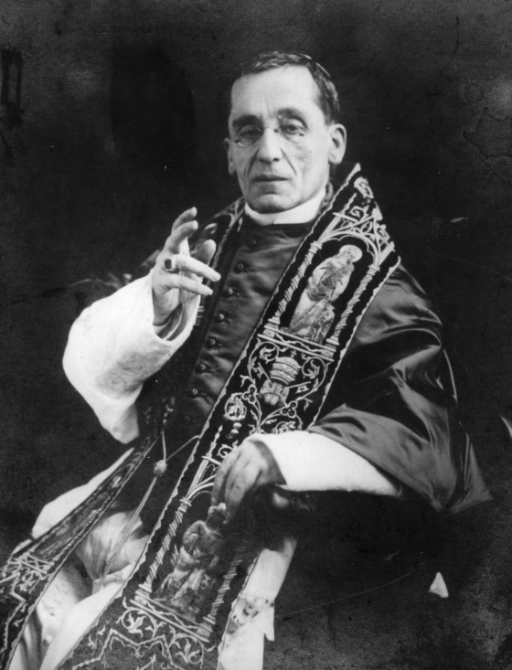 Pope Benedict XV was not happy when a Spanish cardinal suggested he might have broken the rules and voted for himself.
