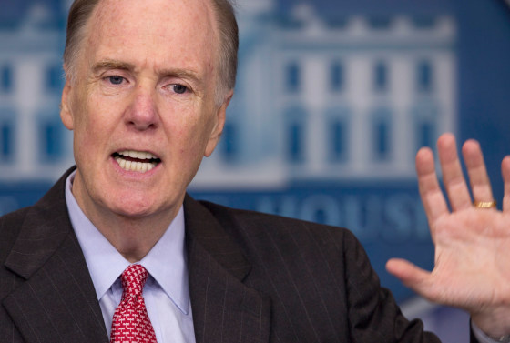 National security adviser Tom Donilon speaks during the daily news briefing at the White House in Washington on Thursday, May 17, 2012.