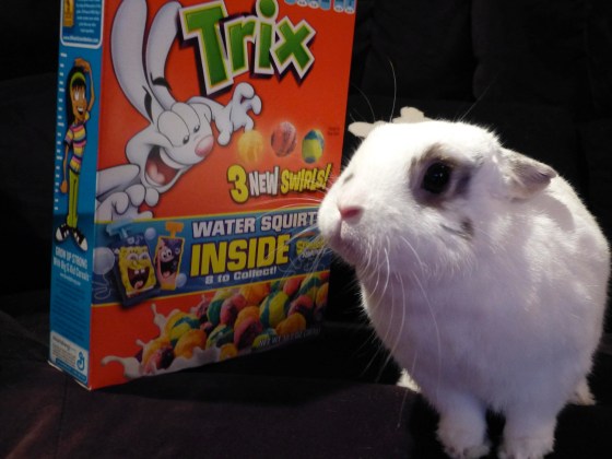 Trix are for bunnies!