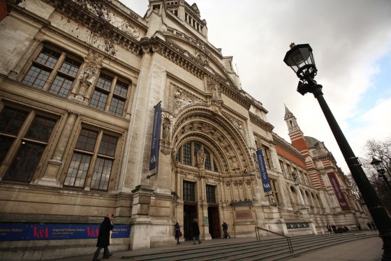 The Victoria and Albert Museum in London.