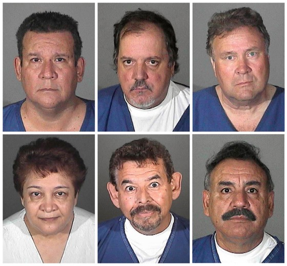 From top left, Luis Artiga, Victor Bello, George Cole; from bottom left, Teresa Jacobo, George Mirabal, and Oscar Hernandez.