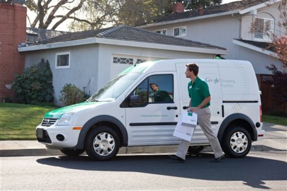 Google Shopping Express van