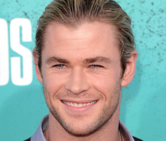 Actor Chris Hemsworth arrives at the 2012 MTV Movie Awards held at Gibson Amphitheatre on June 3 in Universal City, California.