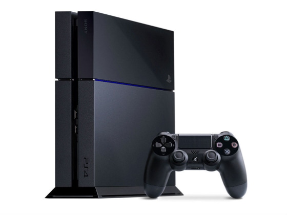 PlayStation 4 with games. No orders controller