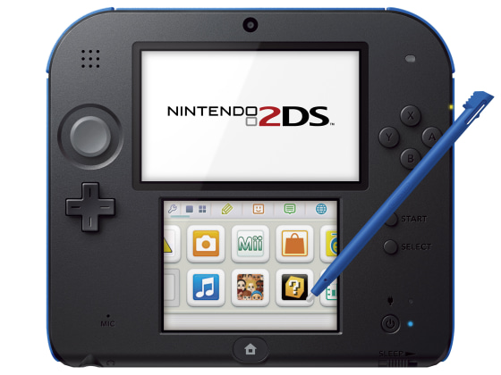 Nintendo 2ds shops console with games