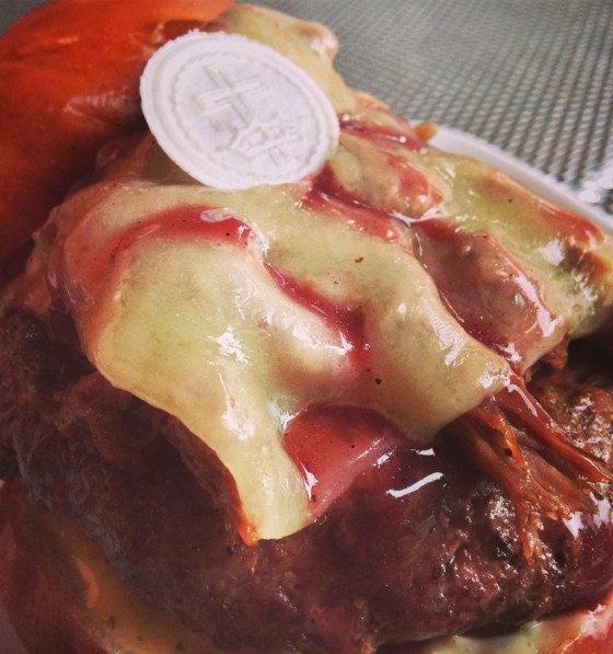 This photo provided by Kuma's Corner Restaurant shows the restaurant's October burger of the month