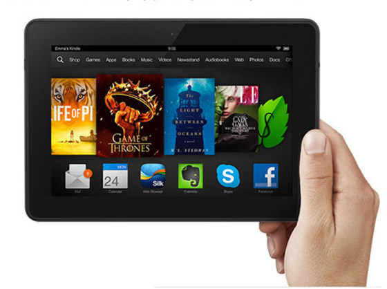 Kindle Fire HDX 7-in. now shipping, 8.9-incher due in November