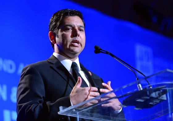 Congressman Raul Ruiz speaks during the 2nd Annual Sean Penn and Friends Help Haiti Home Gala in January in Los Angeles.