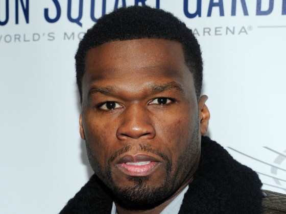 Rapper and actor Curtis '50 Cent' Jackson.