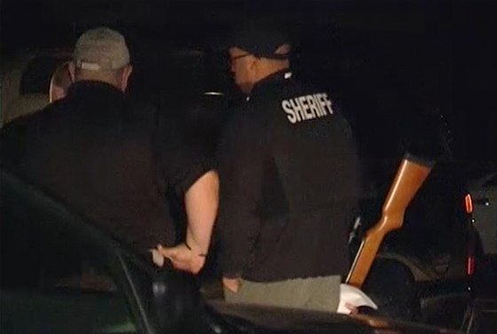 Investigators at the scene Tuesday night of a home in Greenwood County, S.C., where multiple bodies were discovered.