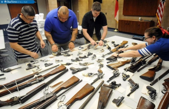 North Carolina law makes it illegal for police to destroy guns