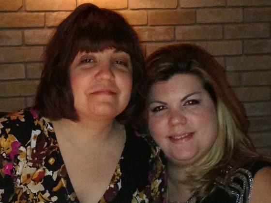 Katherine Perez, 37, right, was diagnosed with breast cancer in March. Her sister, Gina Garcia, 44, was diagnosed with the disease this summer. Both s...