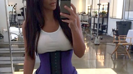 Waist trainer kim wears hotsell