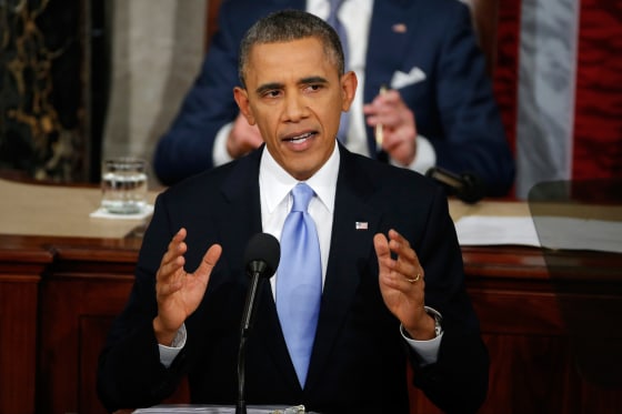President Barack Obama delivers his State of the Union address on Capitol Hill in Washington, Tuesday Jan. 28, 2014.