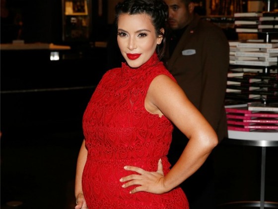 red lace dress kim kardashian Kim Kardashian's cutout red dress