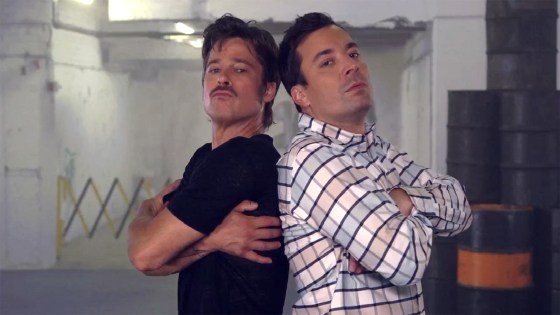 Brad Pitt, Jimmy Fallon share breakdance routine on 'Tonight Show'
