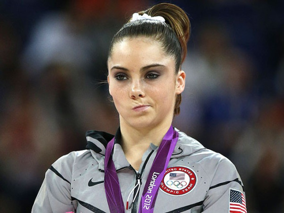 La gimnasta McKayla Maroney. Foto de archivo de AP
