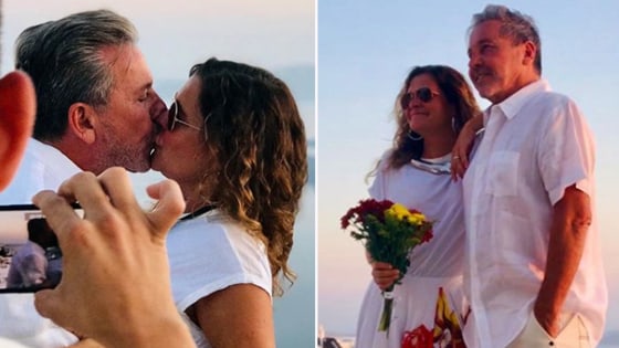 Ricardo Montaner y su esposa