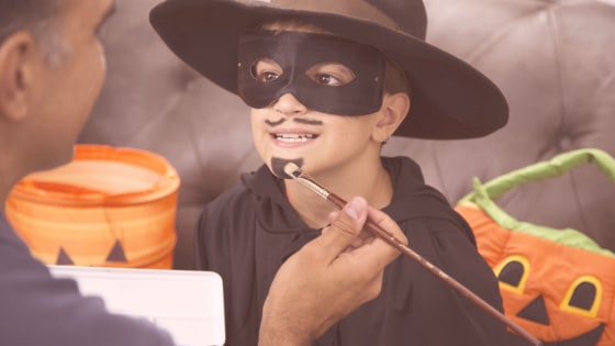 Padres e hijos disfraces de Halloween
