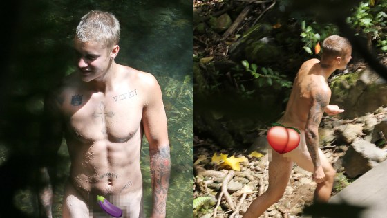 Aquí están las fotos de Justin Bieber desnudo en Hawaii
