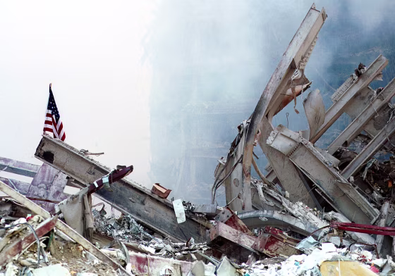 Image: Ground Zero Two Days After World Trade Terror Attack