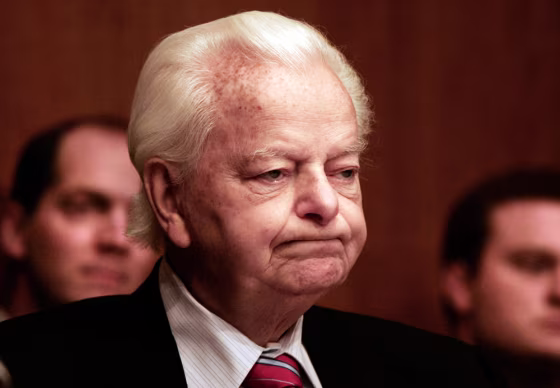 Sen. Robert C. Byrd, chairman of the Senate Appropriations Committee, during a committee hearing in Washington, in this April 16, 2008 file photo.