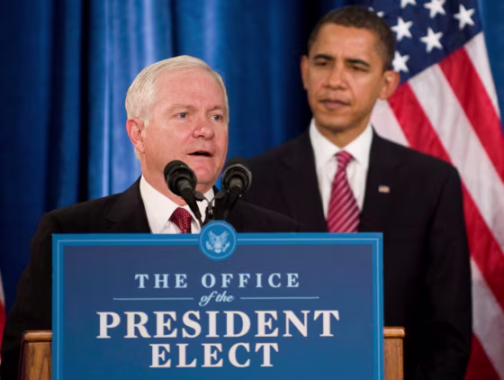 Image: Robert Gates, Barack Obama