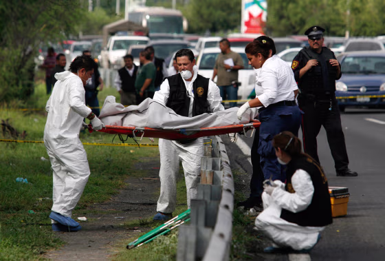 Image: Crime scene in Monterrey