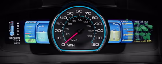 Ford Fusion dash