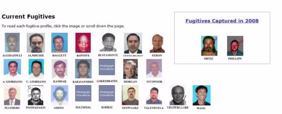 The EPA unveiled its most-wanted list Wednesday with information about 23 fugitives as well as two who have been captured this year.