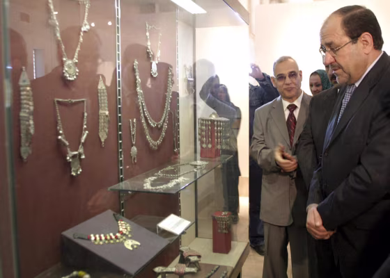 Image: Re-opening ceremony of Iraq's National Museum in Baghdad