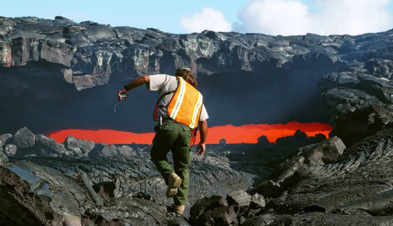Image: ranger Arnold Nakata from Hawaii Volcanoes National Park