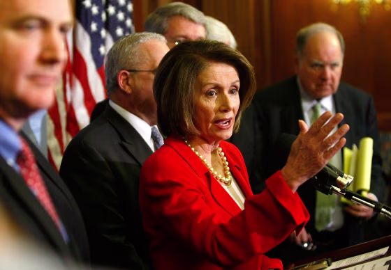 Image: Pelosi, House Democrats Hold Press Conference Before Budget Vote