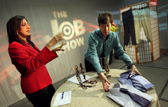 Image: The Job Show set