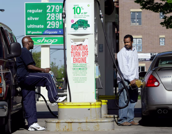 Image: pump gas