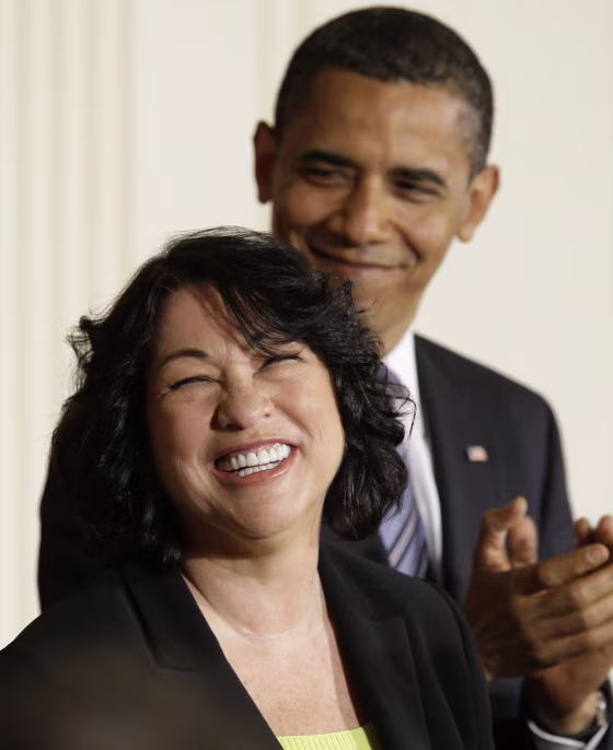 Image: Barack Obama, Sonia Sotomayor