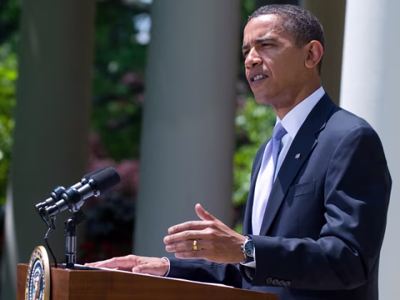 Image: Barack Obama speaks on the elections in Iran