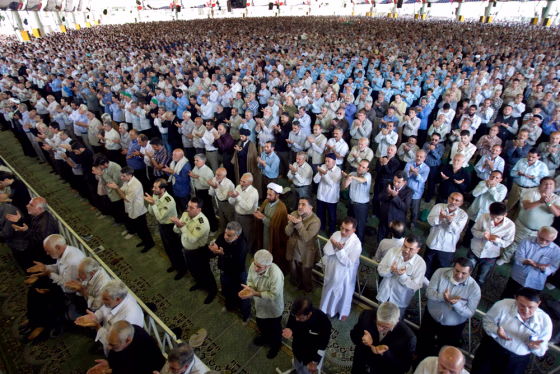 Image: Iranian cleric Ahmad Khatami delivers a sermon during Friday prayers in Tehran