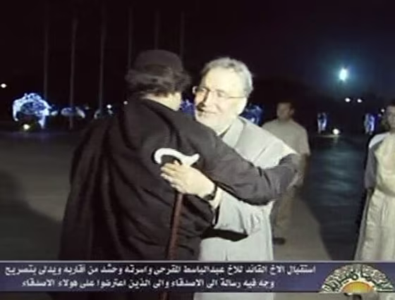 Image: Abdel Baset al-Megrahi, Moammar Gadhafi