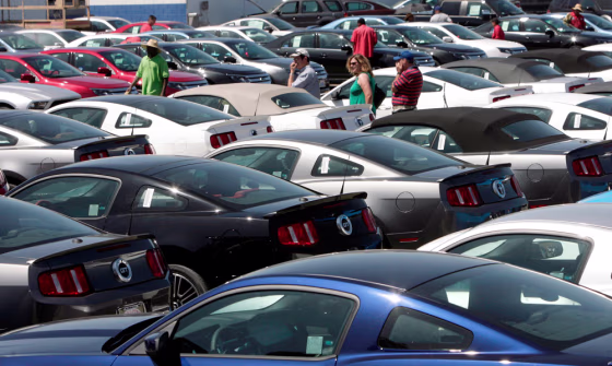 Image: Potential new car buyers