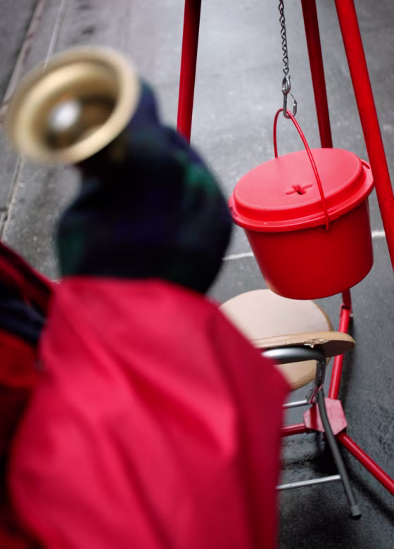 Image: Salvation Army solicits donations