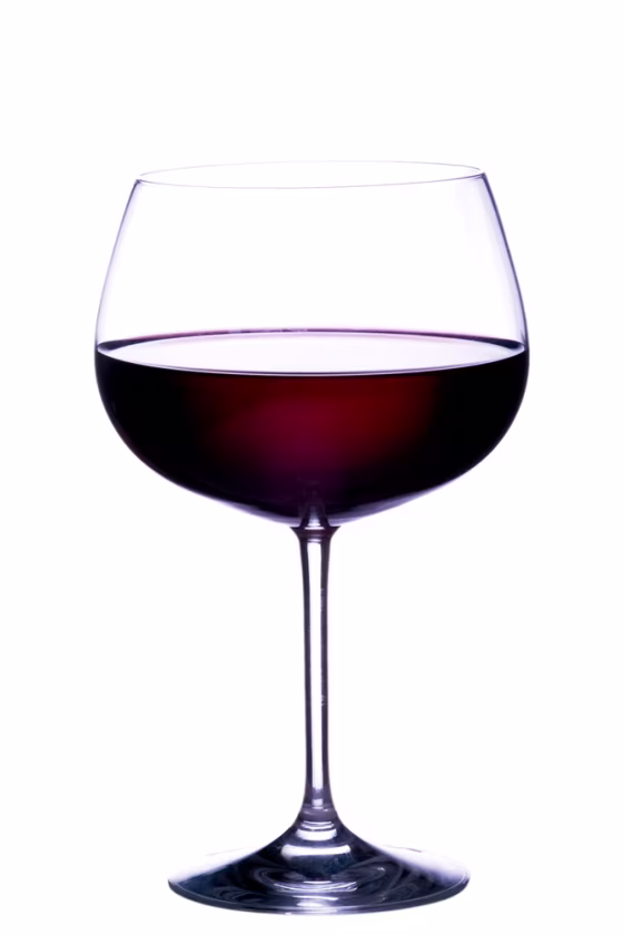 Image: Glass of red wine
