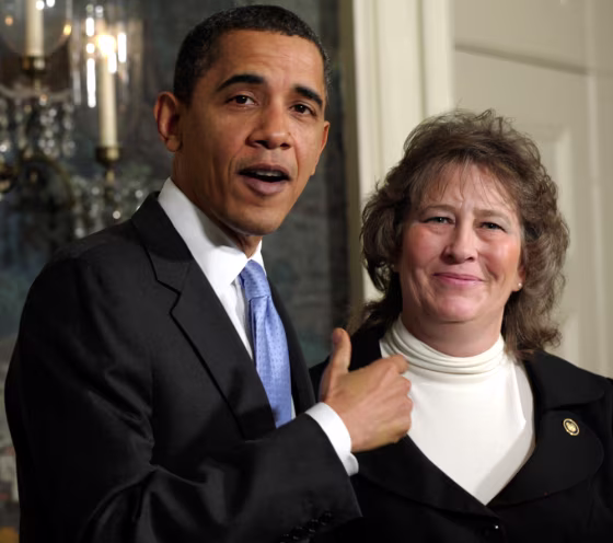 Image: Barack Obama, Nancy Fichtner