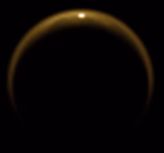Image: Sunlight on Titan