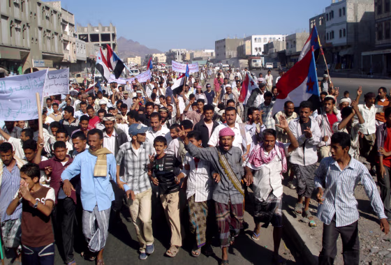 Image: Yemeni protesters