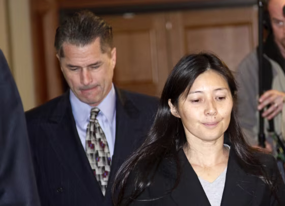 Image: Richard and Mayumi Heene arrive at Larimer County district court in Fort Collins