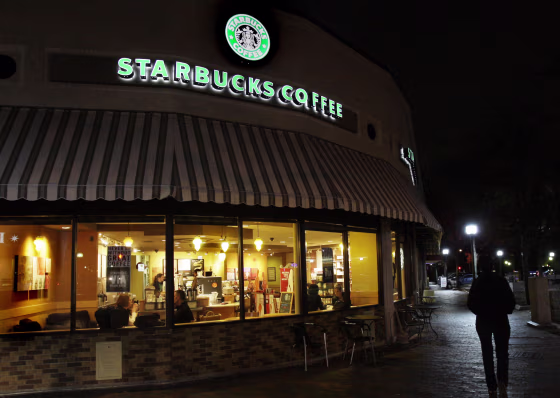 Image: Starbucks store