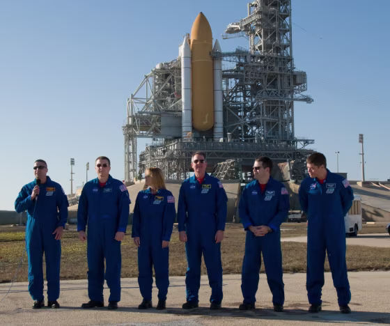 Image: Crew at pad