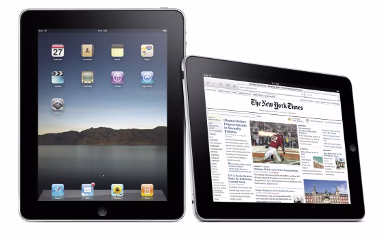 Image: Publicity photo of the Apple \"iPad\"
