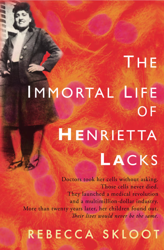Image: Cover of The Immortal Life of Henrietta Lacks